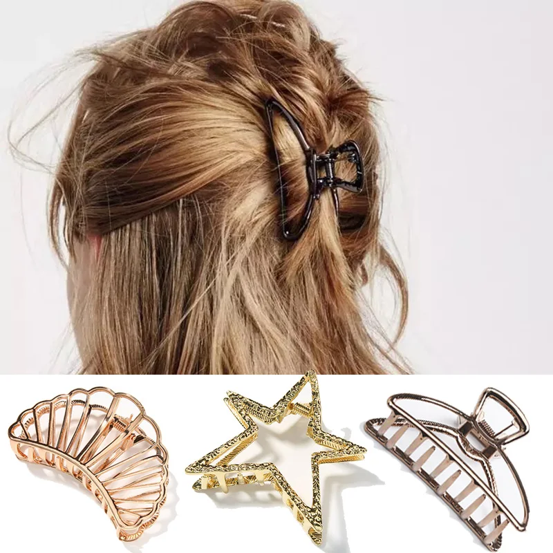 Simple Lady Large Hair Claw Small Hair Clip Alloy Butterfly Claws Clamps Fashion Metal Hair Claw Accessories for Women Girls
Simple Lady Large Hair Claw Small Hair Clip Alloy Butterfly Claws Clamps Fashion Metal Hair Claw Accessories for Women Girls
