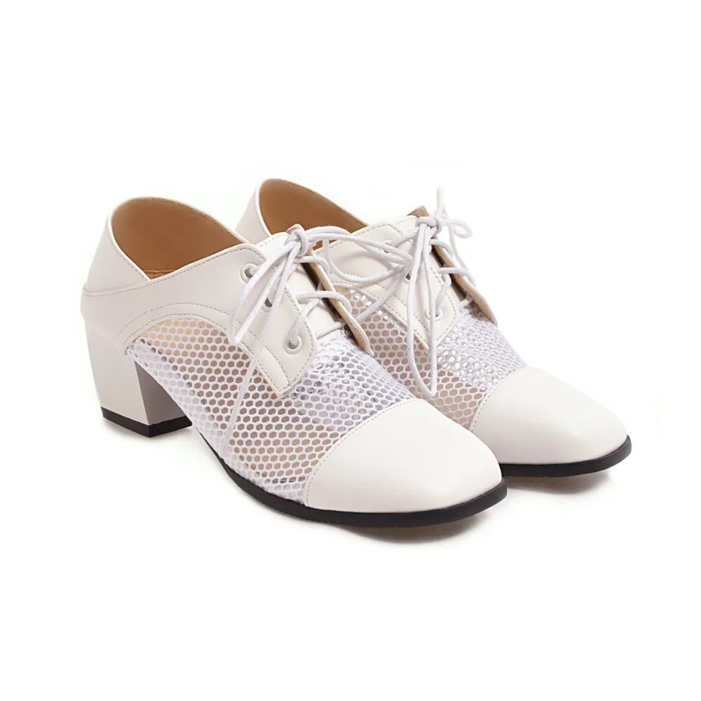 Sexy High Heels Big size34-43 Square Toe shoes woman thick Med Heels pumps Lace up Mesh Embroider mesh cross-tie footwear casual
Sexy High Heels Big size34-43 Square Toe shoes woman thick Med Heels pumps Lace up Mesh Embroider mesh cross-tie footwear casual