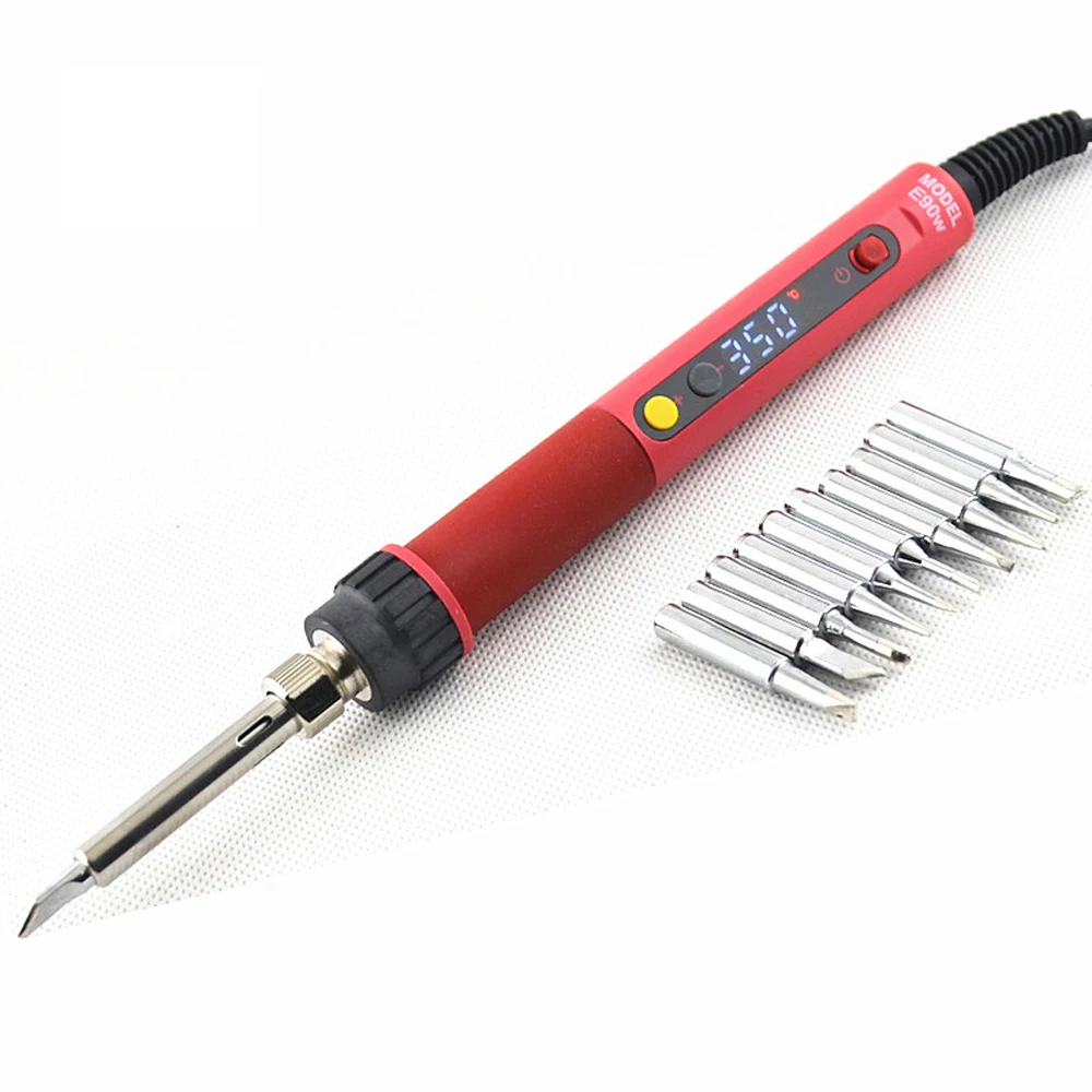 EU plug CXG 936d Digital LCD Adjustable temperature Electric Soldering station Electric soldering iron 220V 60W solder+ tip10pcs
EU plug CXG 936d Digital LCD Adjustable temperature Electric Soldering station Electric soldering iron 220V 60W solder+ tip10pcs