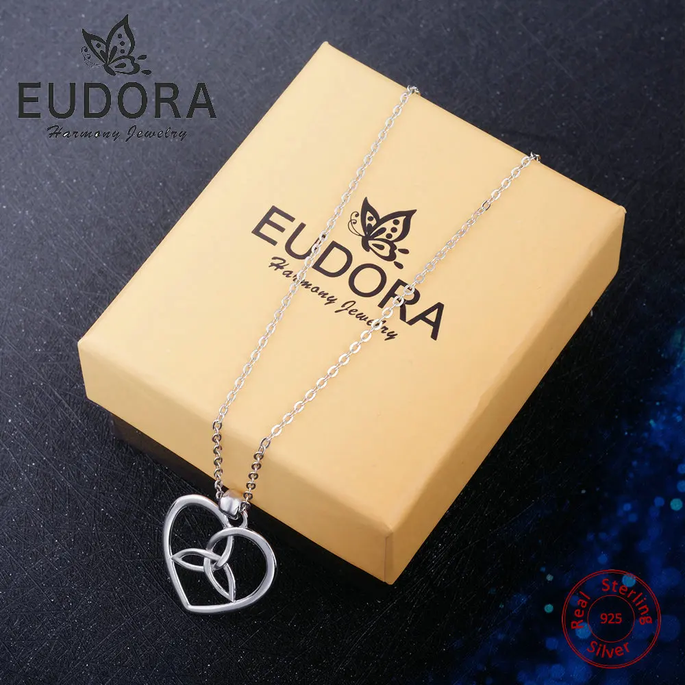 Real 925 Sterling Silver Jewelry for Women Pendant Celti Knot Heart colliers bijoux colar feminino Necklace
Real 925 Sterling Silver Jewelry for Women Pendant Celti Knot Heart colliers bijoux colar feminino Necklace