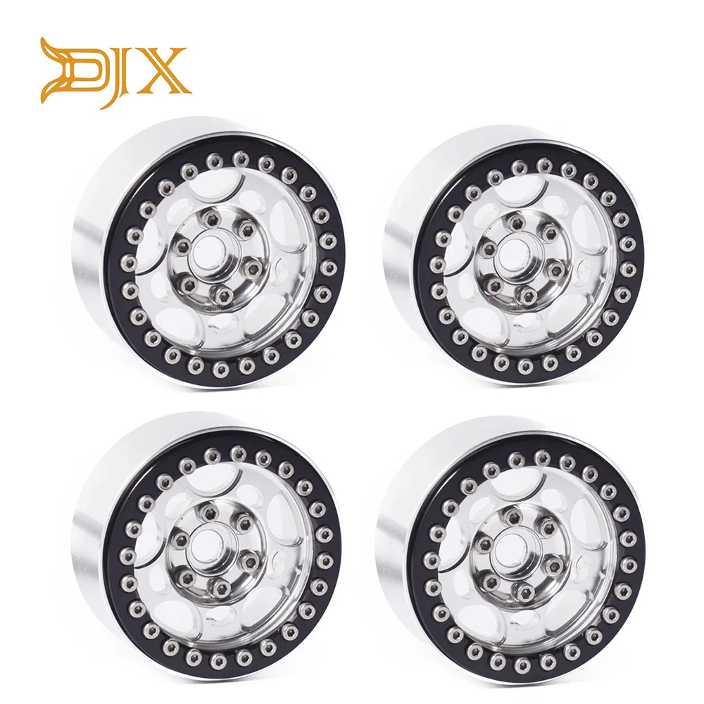 4PCS Metal 1.9" Beadlock Wheel Rims for 1/10 Scale Rc Crawler Traxxas TRX-4 Axial Scx10 II D90 Tamiya CC01 D110(Sliver+Black)
4PCS Metal 1.9" Beadlock Wheel Rims for 1/10 Scale Rc Crawler Traxxas TRX-4 Axial Scx10 II D90 Tamiya CC01 D110(Sliver+Black)
