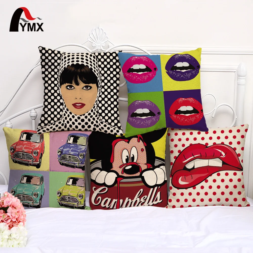 FYMX 18" American Anime Pop Art Sofa Bianma Pillow Case Car Soft Pillow Cases Cushion Cover Wholesale
FYMX 18" American Anime Pop Art Sofa Bianma Pillow Case Car Soft Pillow Cases Cushion Cover Wholesale