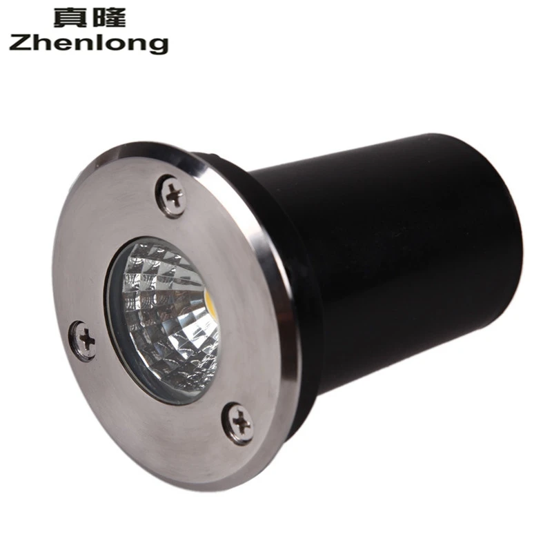 Zhenlong 1 W/3 W LED Cob подземный светильник 12V AC110V 220V Открытый IP67 Водонепроницаемый