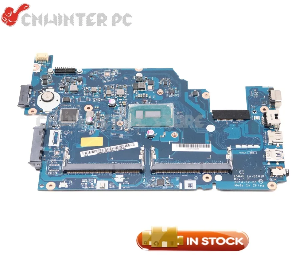 NOKOTION Z5WAH LA-B161P REV 1.0 NBV9M11001 For Acer aspire E5-571 Laptop Motherboard I3-4005U CPU DDR3L
NOKOTION Z5WAH LA-B161P REV 1.0 NBV9M11001 For Acer aspire E5-571 Laptop Motherboard I3-4005U CPU DDR3L