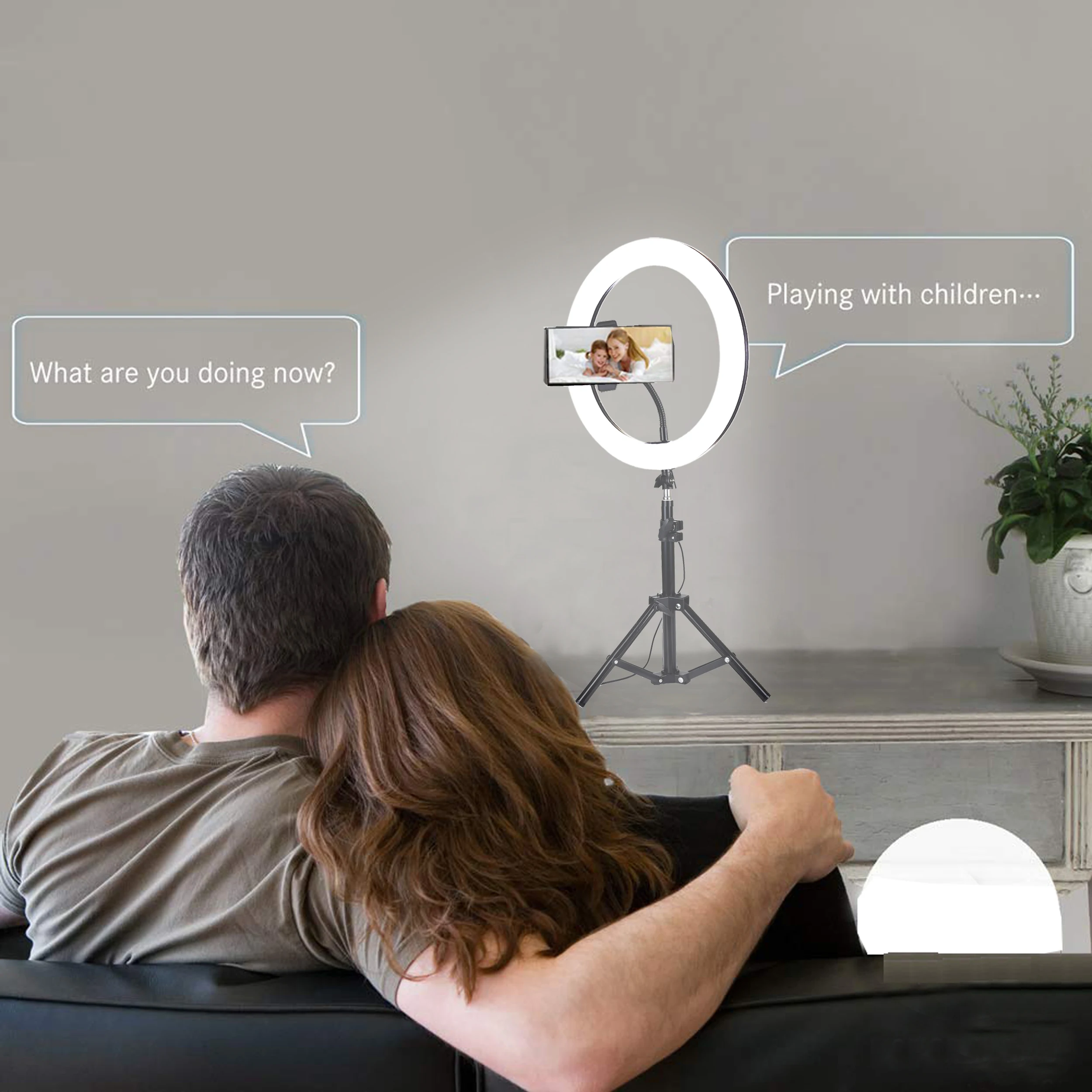 LED Ring Light with Tripod Stand for YouTube Video Beauty Table Top Makeup Lamp Desktop Mini Camera 3 Phone Holder
LED Ring Light with Tripod Stand for YouTube Video Beauty Table Top Makeup Lamp Desktop Mini Camera 3 Phone Holder