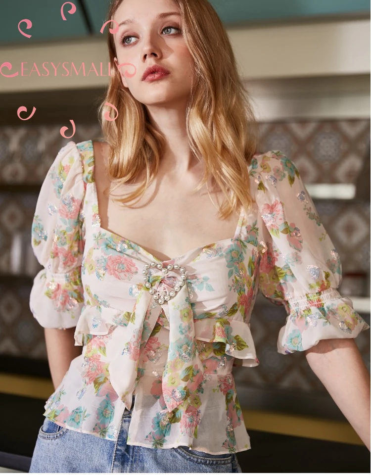 EASYSMALL Women dress Fashion Summer Sexy Strap Bow high-end streetwear Clothing tight High Waist Short Sleeve blouses
EASYSMALL Women dress Fashion Summer Sexy Strap Bow high-end streetwear Clothing tight High Waist Short Sleeve blouses