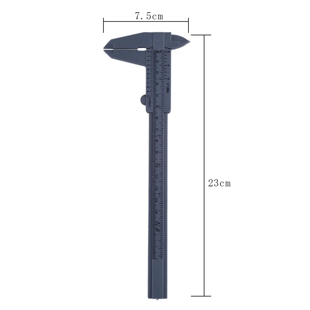 Portable 6 Inch 150mm Plastic Ruler Sliding Gauge Vernier Caliper Jewelry Measuring Accurately Measuring Tools Drop Shipping
Portable 6 Inch 150mm Plastic Ruler Sliding Gauge Vernier Caliper Jewelry Measuring Accurately Measuring Tools Drop Shipping