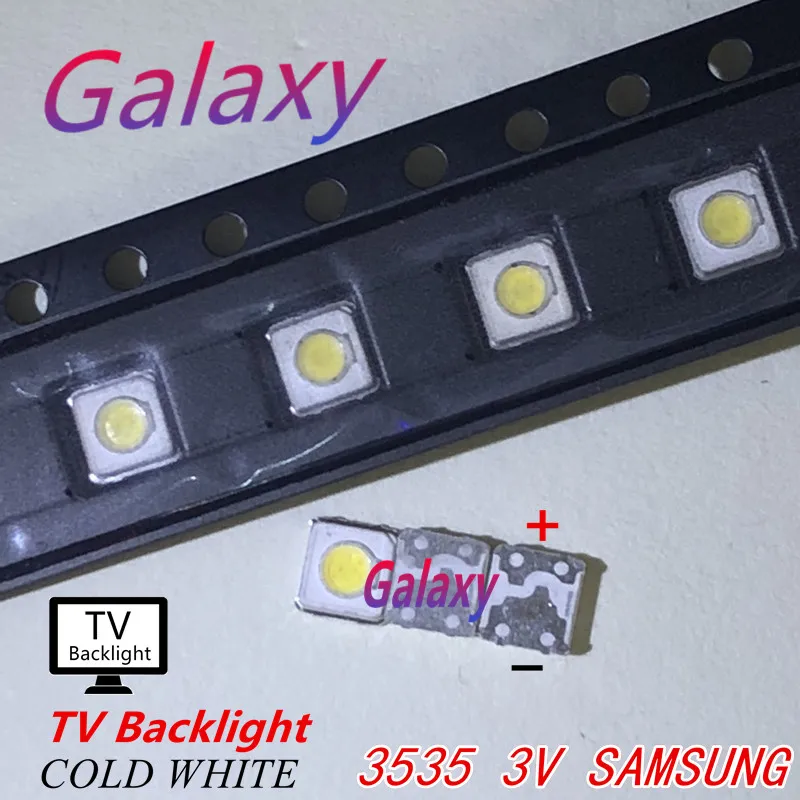 500 шт. LED 3537 3535 светового бисера холодный белый высокой мощности 1 Вт 3В 110LM для SAMSUNG