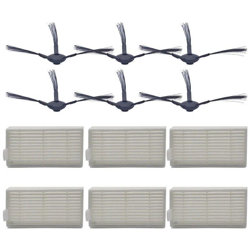 Hepa filter* 6 + side brush* 6 Kit for ILIFE V3 V5 V5s V3s Pro V5s Pro V50 X5 robotic vacuum cleaner
Hepa filter* 6 + side brush* 6 Kit for ILIFE V3 V5 V5s V3s Pro V5s Pro V50 X5 robotic vacuum cleaner
