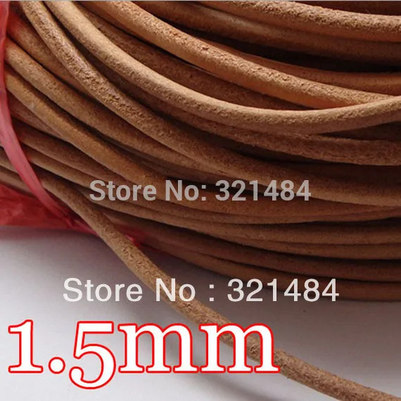 1.5mm Primary color Leather cord rope string (real guniune cow leather material)
1.5mm Primary color Leather cord rope string (real guniune cow leather material)
