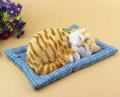 19x14 cm simulation sleeping cat model ,plastic& fur handicraft ,sounding miaow yellow cat ,car decoration Xmas gift w5838
19x14 cm simulation sleeping cat model ,plastic& fur handicraft ,sounding miaow yellow cat ,car decoration Xmas gift w5838