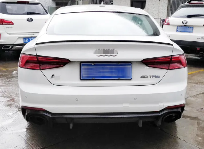 Спойлер для багажника крыло губ подходит Audi A5 оригинал S5 ABS Sportback 4 двери 2017 2019