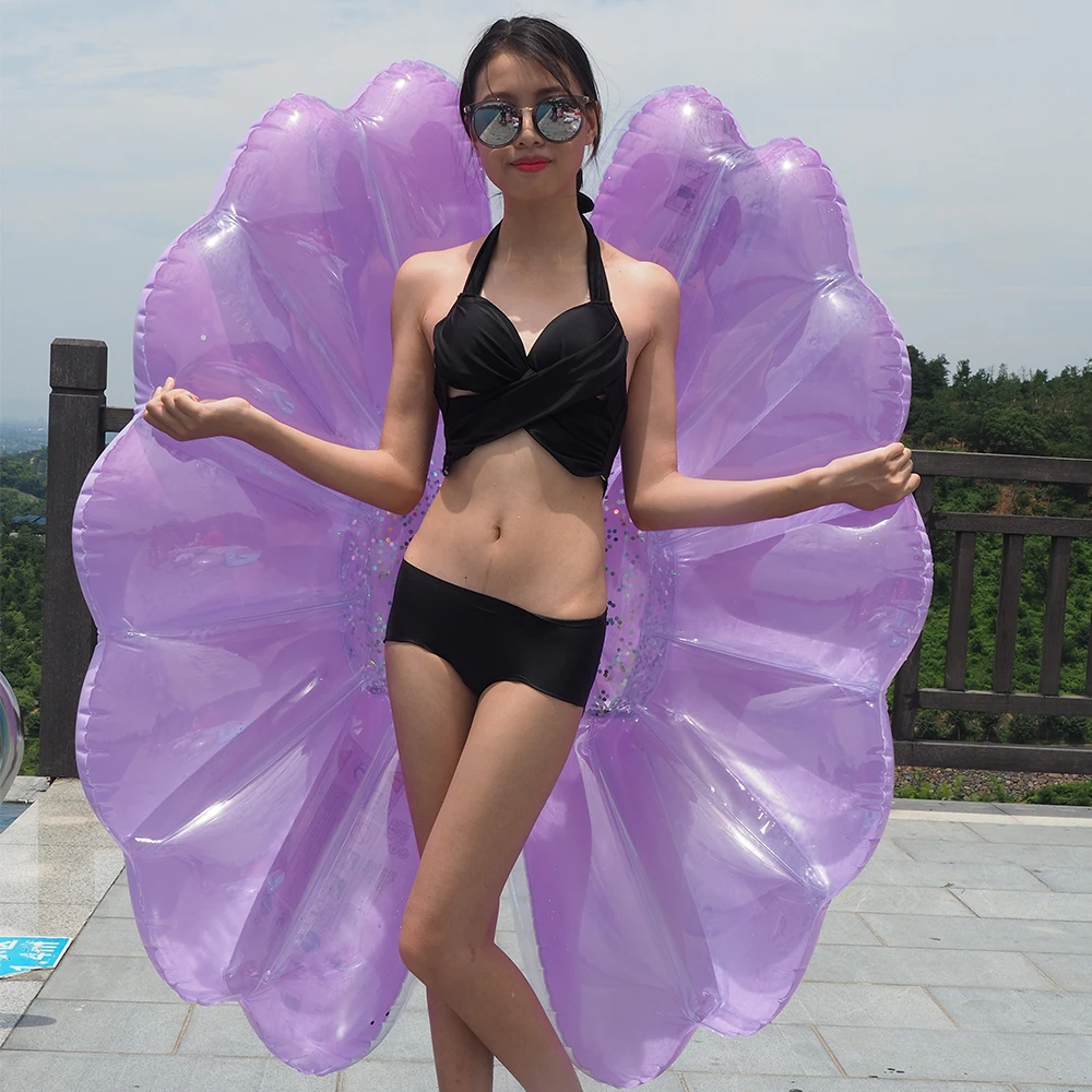 Water Fun Toys 140cm Inflatable Seashell Pool Float Giant Inflatable Purple Clam Shell Swimming Ring for Adults Flotador Piscina
Water Fun Toys 140cm Inflatable Seashell Pool Float Giant Inflatable Purple Clam Shell Swimming Ring for Adults Flotador Piscina