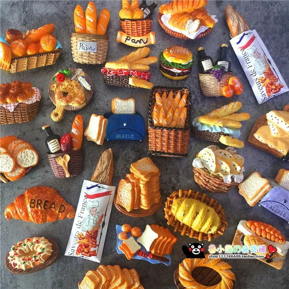 Cute Simulated Food European French Baguette Breadboard Refrigerator Magnetic Stickers 3D Resin Fridge Manget Souvenirs Decor
Cute Simulated Food European French Baguette Breadboard Refrigerator Magnetic Stickers 3D Resin Fridge Manget Souvenirs Decor