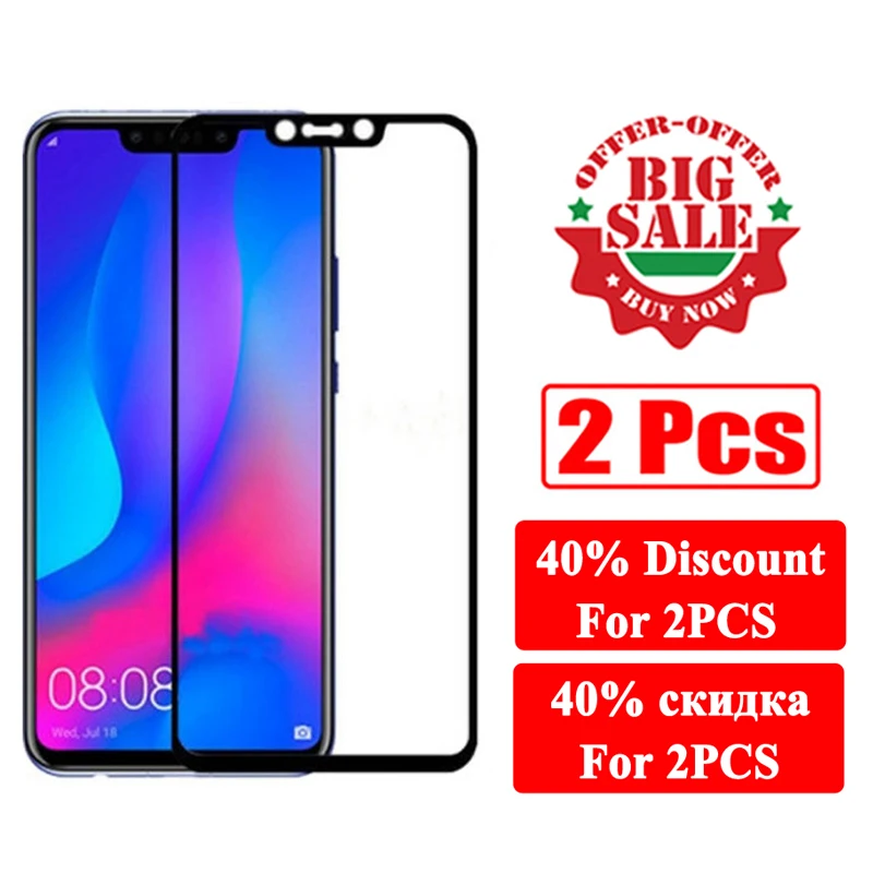 Protective glass on for huawei nova 2 2i 2s 3 3i 3e 2plus tempered glas film tremp huawai plus i2 i3 e3 screen protector | Мобильные