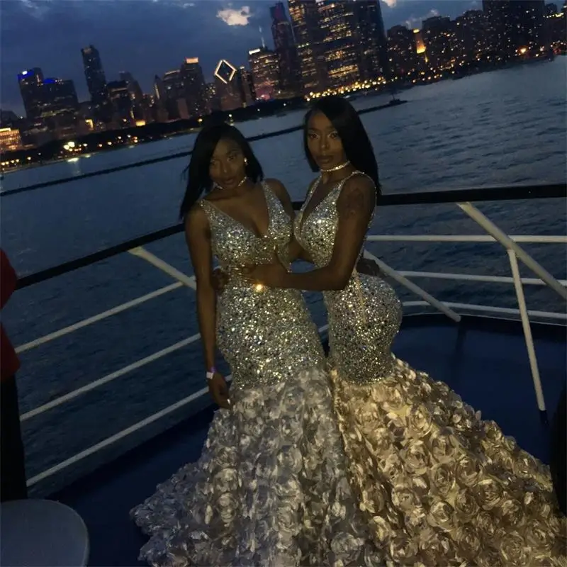 Sexy Long Mermaid Prom Dresses 2019 New Sleeveless Beading Crystal Floor Length V Neck Formal Evening Dress Party Gowns
Sexy Long Mermaid Prom Dresses 2019 New Sleeveless Beading Crystal Floor Length V Neck Formal Evening Dress Party Gowns