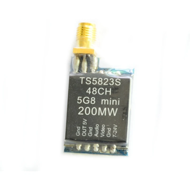 Новое поступление TS5823S Micro VTX 5 8G 200 mW 48CH миниатюрный FPV передатчик SMA RP-SMA для