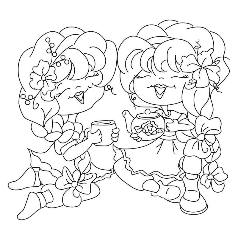 10x10 Two girls drinking tea Transparent Clear Stamps for Scrapbooking for DIY Card Making Cutting Crafts Stencil
10x10 Two girls drinking tea Transparent Clear Stamps for Scrapbooking for DIY Card Making Cutting Crafts Stencil