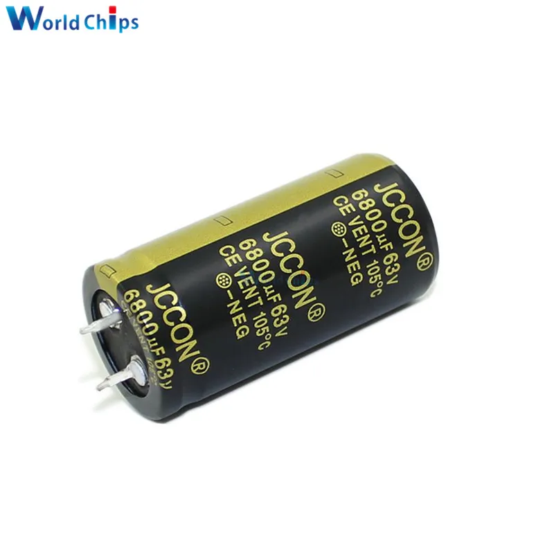 Diymore 63V 6800uF 25X50mm алюминиевый электролитический конденсатор Высокочастотный