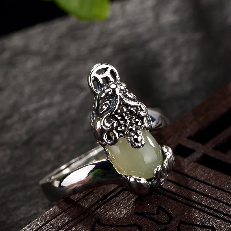Silver S925 Pure Silver Brave, Natural, Hetian Jade White Jade, Silver, High-grade Silver Lady Rings, Wholesale Rings.
Silver S925 Pure Silver Brave, Natural, Hetian Jade White Jade, Silver, High-grade Silver Lady Rings, Wholesale Rings.