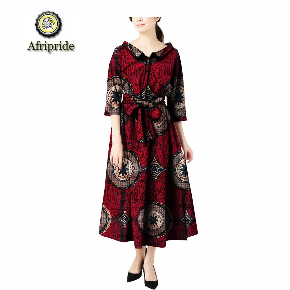 2019 african dresses for women AFRIPRIDE pure cotton bazin riche ankara print dress private custom wax batik S1825089
2019 african dresses for women AFRIPRIDE pure cotton bazin riche ankara print dress private custom wax batik S1825089