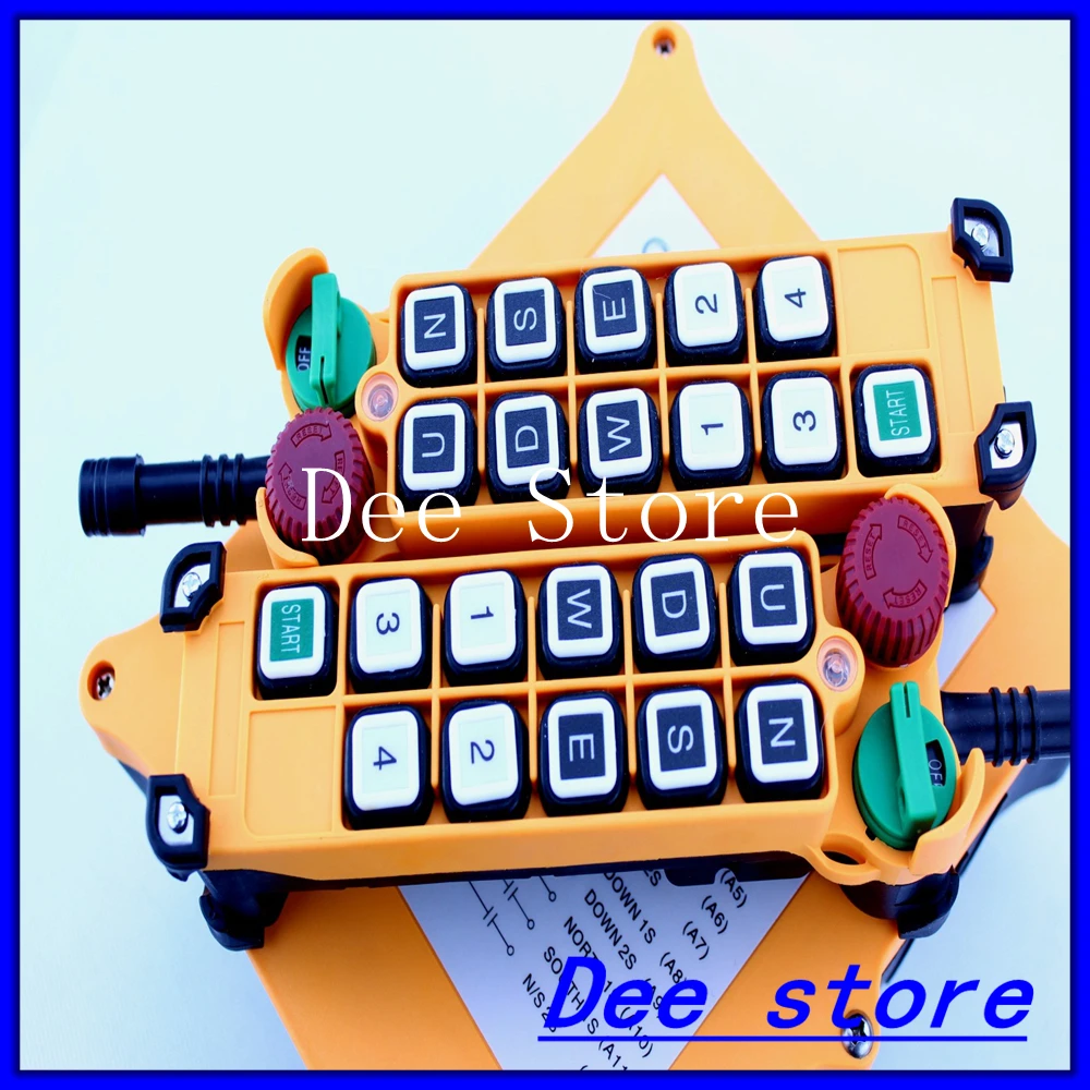 2 Speed 2 Transmitters 10 Channels Hoist Crane Industrial Truck Radio Remote Control Push Button Switch System Controller
2 Speed 2 Transmitters 10 Channels Hoist Crane Industrial Truck Radio Remote Control Push Button Switch System Controller