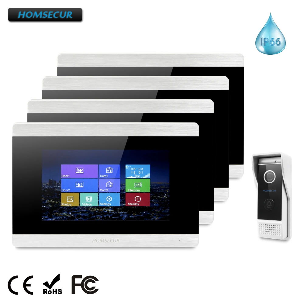 HOMSECUR 7" Wired Video Door Phone Intercom System CCTV Camera Supported BC031-B +BM715-S
HOMSECUR 7" Wired Video Door Phone Intercom System CCTV Camera Supported BC031-B +BM715-S