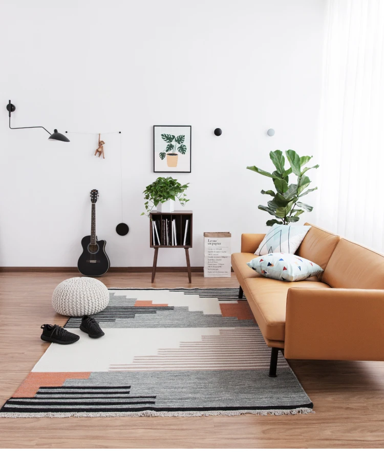 India Nordic hand-woven100% Wilton Wool Kilim Carpet Sitting Room Simple Modern Geometric Pattern Tea Table Household Floor Rug
India Nordic hand-woven100% Wilton Wool Kilim Carpet Sitting Room Simple Modern Geometric Pattern Tea Table Household Floor Rug