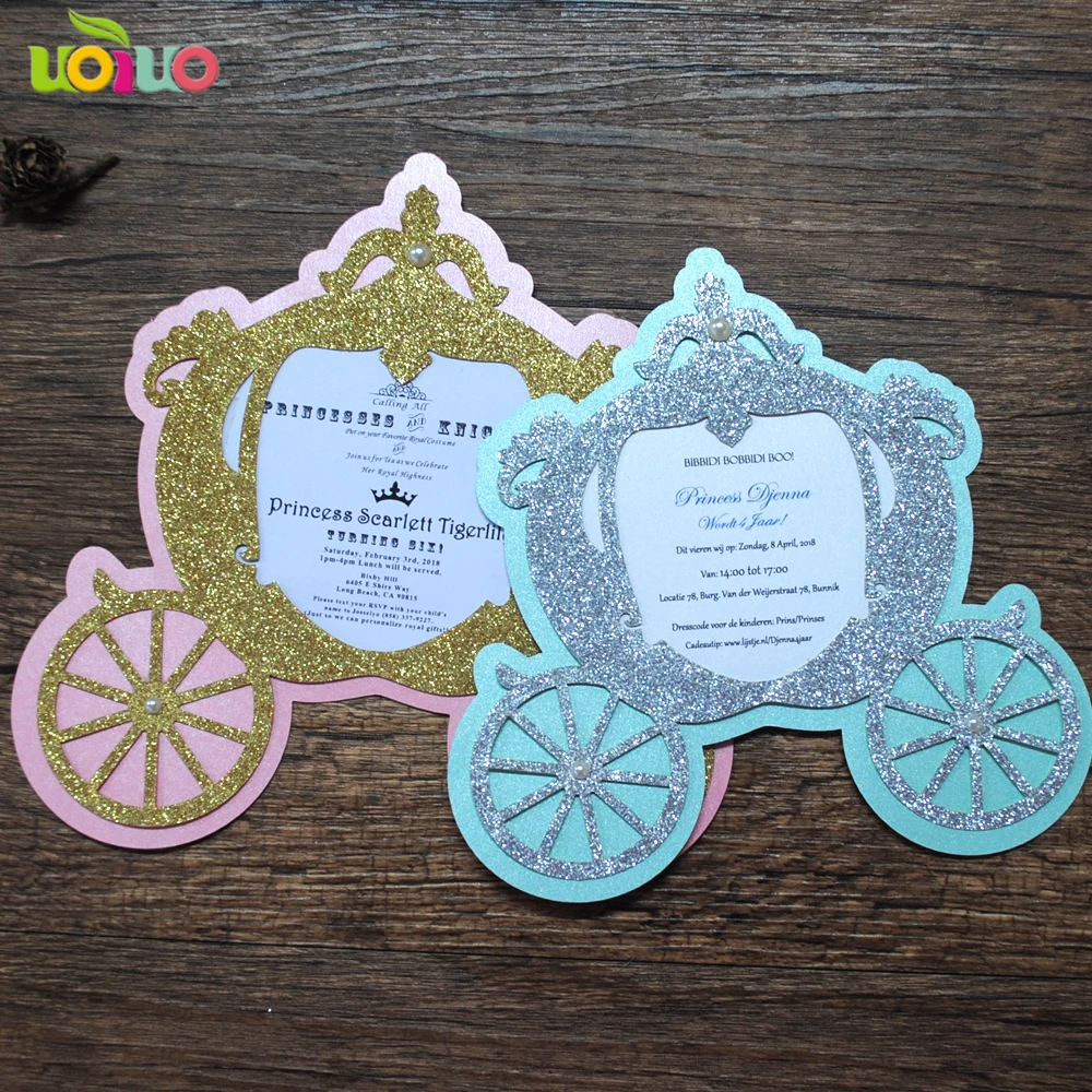 2018 hot sell lovely fancy baby birthday invitation card laser cut paper Fairy tale carriage christening and baptism invitations
2018 hot sell lovely fancy baby birthday invitation card laser cut paper Fairy tale carriage christening and baptism invitations