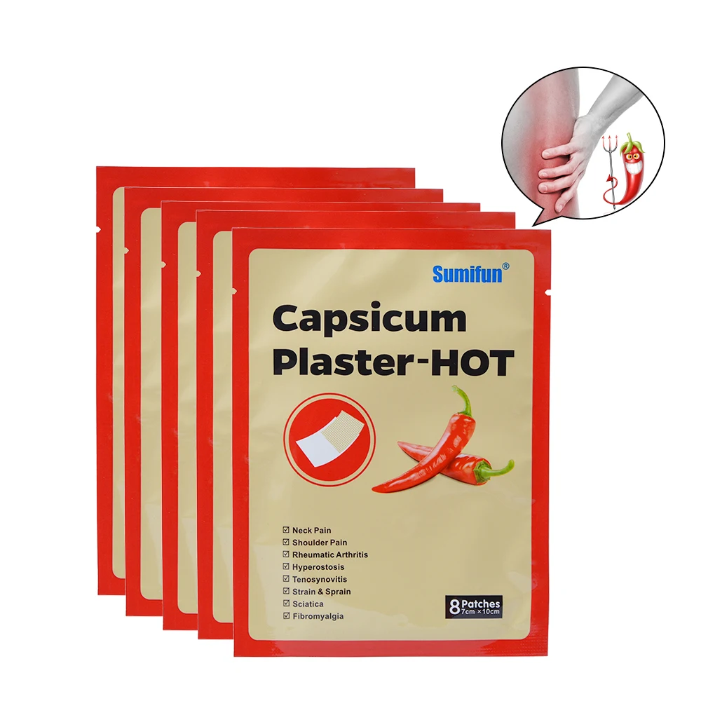 24Pieces=3Bags Capsicum Plaster-Hot Neck Shoulder Pain Relieving Health Care Medical Plaster Patch Body Pain Killer D0654
24Pieces=3Bags Capsicum Plaster-Hot Neck Shoulder Pain Relieving Health Care Medical Plaster Patch Body Pain Killer D0654