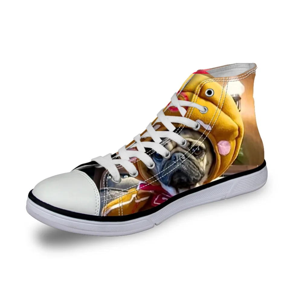 Fashion Cute pugs in christmas costumes Print High-top Vulcanized Shoes Cool Super Canvas Shoes for Women Christmas Girls
Fashion Cute pugs in christmas costumes Print High-top Vulcanized Shoes Cool Super Canvas Shoes for Women Christmas Girls