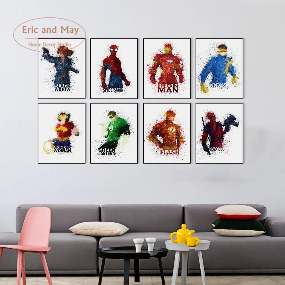 Superheroes Splash Nursery Cotton Canvas Art Print Painting Poster, Wall Pictures For Home Decoration Kids Room Decor No Frame
Superheroes Splash Nursery Cotton Canvas Art Print Painting Poster, Wall Pictures For Home Decoration Kids Room Decor No Frame