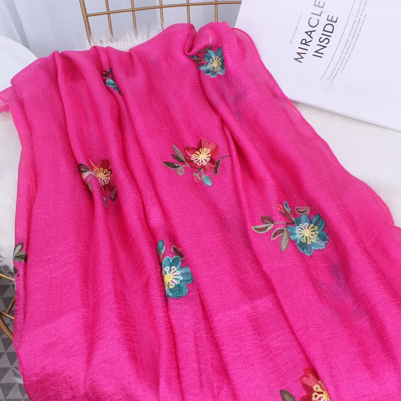 women winter linen scarf embroidered flowers for ladies pashimina silk scarves shawl beach stoles hijab foulard female
women winter linen scarf embroidered flowers for ladies pashimina silk scarves shawl beach stoles hijab foulard female