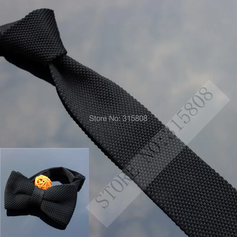 Ikepeibao Black Microfiber Knit Pre-tied Bow Tie and Knit Skinny Tie Set For Adults
Ikepeibao Black Microfiber Knit Pre-tied Bow Tie and Knit Skinny Tie Set For Adults
