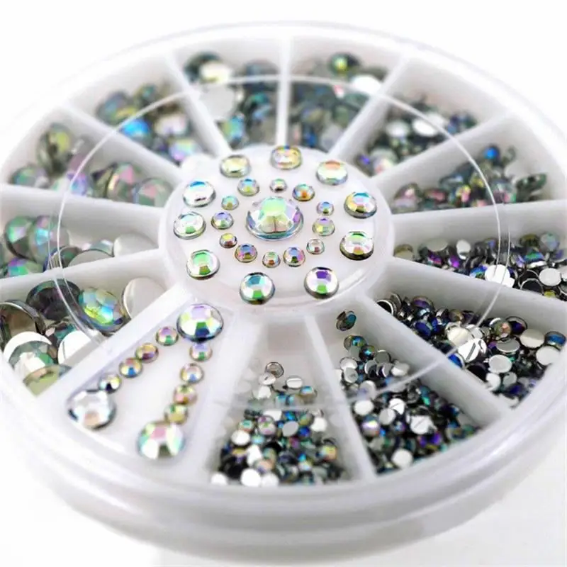 DIY 3D Nail Art Decoration Tips Crystal Glitter Nail Rhinestone White AB Acrylic Diamond Drill wheel Accessories
DIY 3D Nail Art Decoration Tips Crystal Glitter Nail Rhinestone White AB Acrylic Diamond Drill wheel Accessories