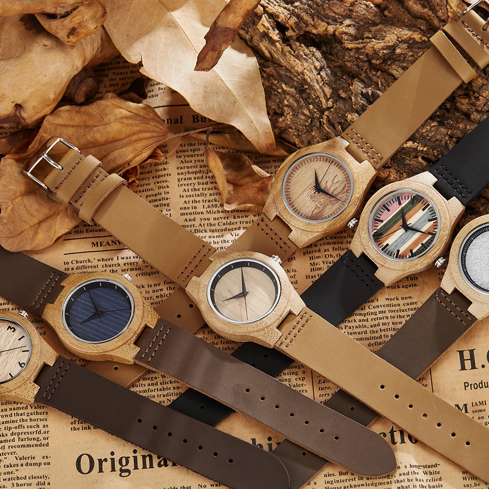 Fashion Wood Watch Men Wristwatches Minimalist Design Original Lady Wooden Bamboo Watch Engrave Male Wrist Clock Montre Homme
Fashion Wood Watch Men Wristwatches Minimalist Design Original Lady Wooden Bamboo Watch Engrave Male Wrist Clock Montre Homme
