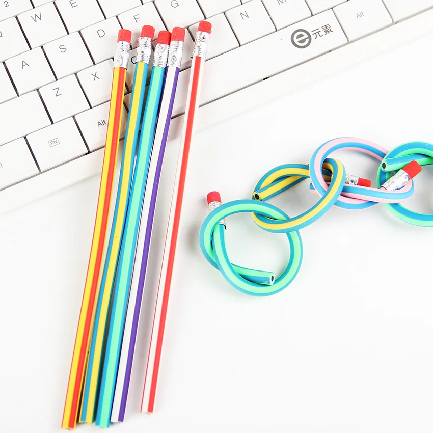 5 PCS New Creative Stationery Soft Pencils Colorful Magic Flexible Bendy Soft Pencil for Kids Student School Office Supplies
5 PCS New Creative Stationery Soft Pencils Colorful Magic Flexible Bendy Soft Pencil for Kids Student School Office Supplies
