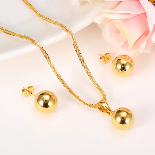 Gold cute Bead Jewelry sets necklace Round Ball pendant Earrings for Women Arab Africa Ethiopian girls kids party Jewelry gift
Gold cute Bead Jewelry sets necklace Round Ball pendant Earrings for Women Arab Africa Ethiopian girls kids party Jewelry gift