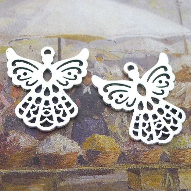 50pcs Charm hollow angel pendants28*29mm Antique silver Handmade Jewelry findings Making DIY Supplies European Alloy accessories
50pcs Charm hollow angel pendants28*29mm Antique silver Handmade Jewelry findings Making DIY Supplies European Alloy accessories