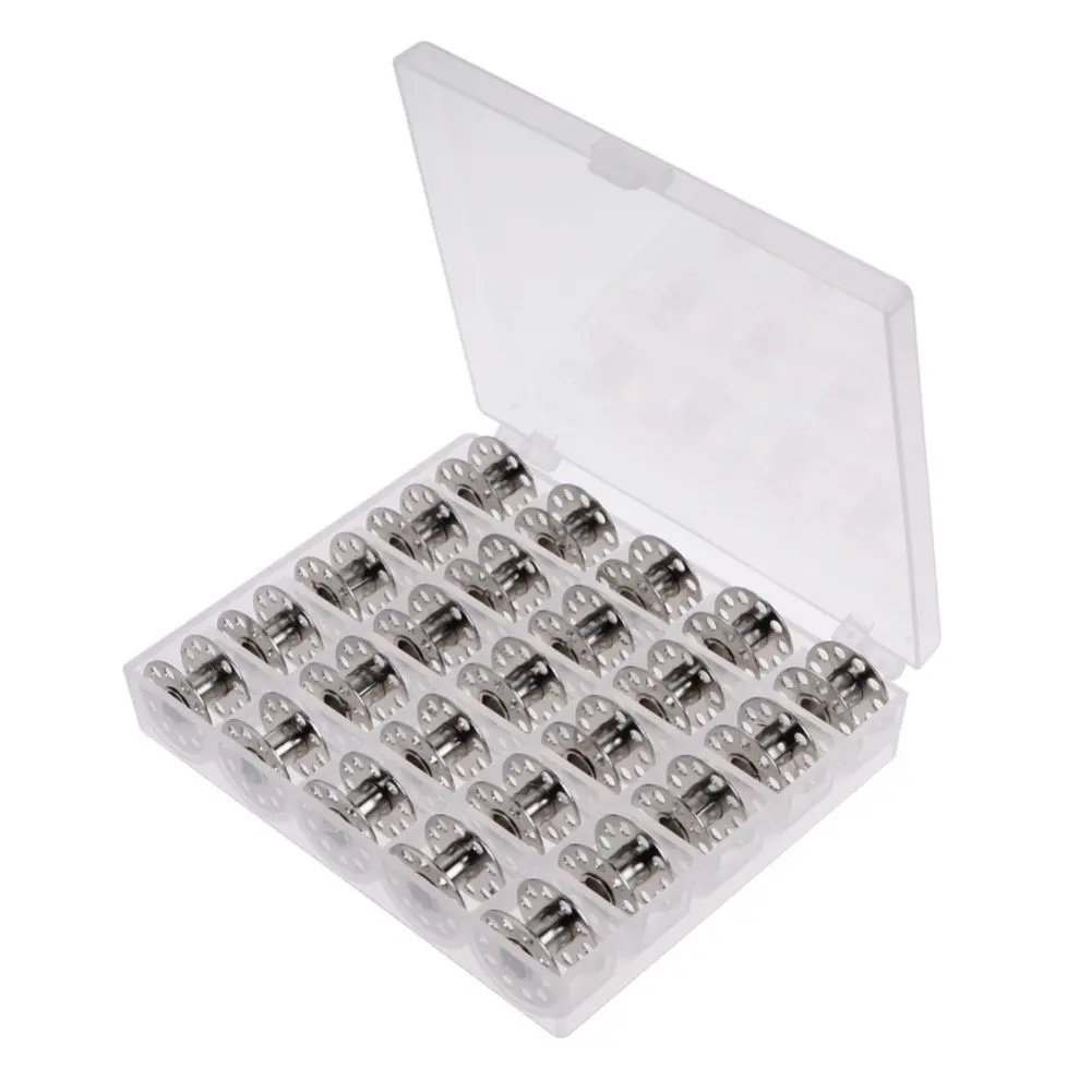 25PCS Metal Bobbins with Box 20mm Diameter Embroidery Sewing Machines Replacement DIY Sewing Metal Sewing Machine Accessories
25PCS Metal Bobbins with Box 20mm Diameter Embroidery Sewing Machines Replacement DIY Sewing Metal Sewing Machine Accessories
