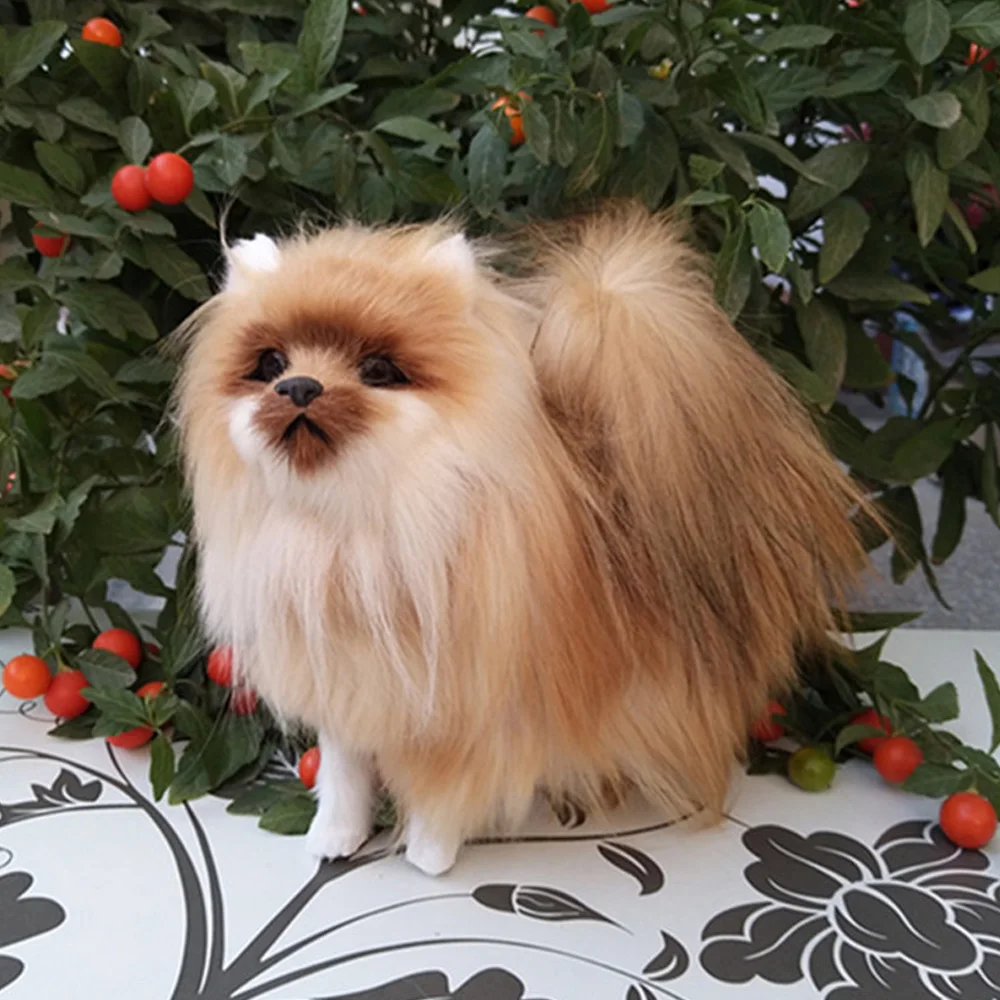 Fancytrader Handmade Emulated Pomeranian Dog Toy Made of Plastic and Fur Nice Gifts Home Decoration Props 23cmX20cm
Fancytrader Handmade Emulated Pomeranian Dog Toy Made of Plastic and Fur Nice Gifts Home Decoration Props 23cmX20cm