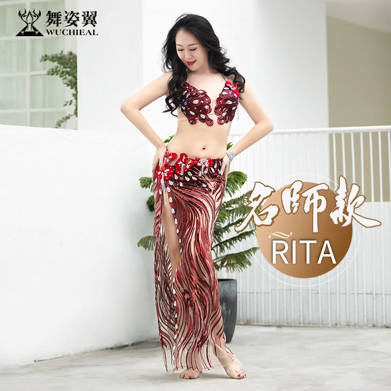 New Belly Dance Costume Adult Female Oriental Dance Performance Set Diamond Bra + Printed Skirt 2pcs suits
New Belly Dance Costume Adult Female Oriental Dance Performance Set Diamond Bra + Printed Skirt 2pcs suits