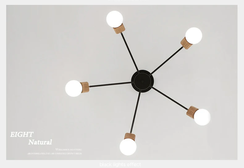 3/5/8 Wood LED Ceiling Lights Living Room Bedroom Modern Ceiling Lamp Modern Lustres De Sala Plafond luminaire lights E27
3/5/8 Wood LED Ceiling Lights Living Room Bedroom Modern Ceiling Lamp Modern Lustres De Sala Plafond luminaire lights E27