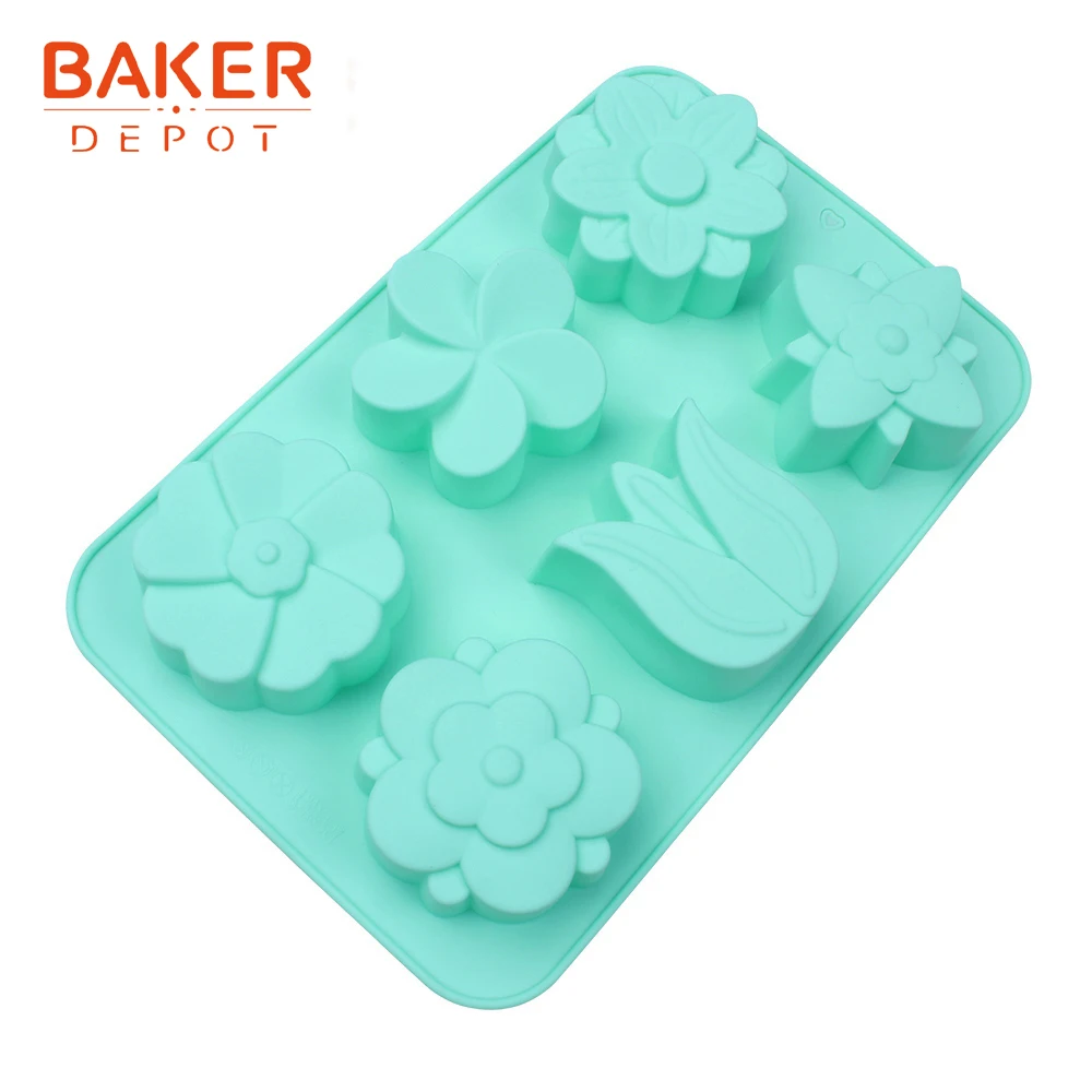 BAKER DEPOT Silicone Molds for Soap cake baking DIY bakeware tools jello pudding ice molds handmade soap mooncake forms 6 hole
BAKER DEPOT Silicone Molds for Soap cake baking DIY bakeware tools jello pudding ice molds handmade soap mooncake forms 6 hole