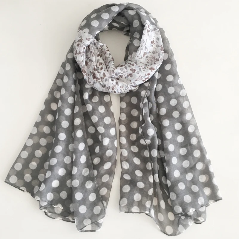 Fashion Lightweight Women Scarf Gray Dot & Dog Animal Print Polyester Spring Long Large Soft Thin Warps and Beach Shawls 180*90c
Fashion Lightweight Women Scarf Gray Dot & Dog Animal Print Polyester Spring Long Large Soft Thin Warps and Beach Shawls 180*90c