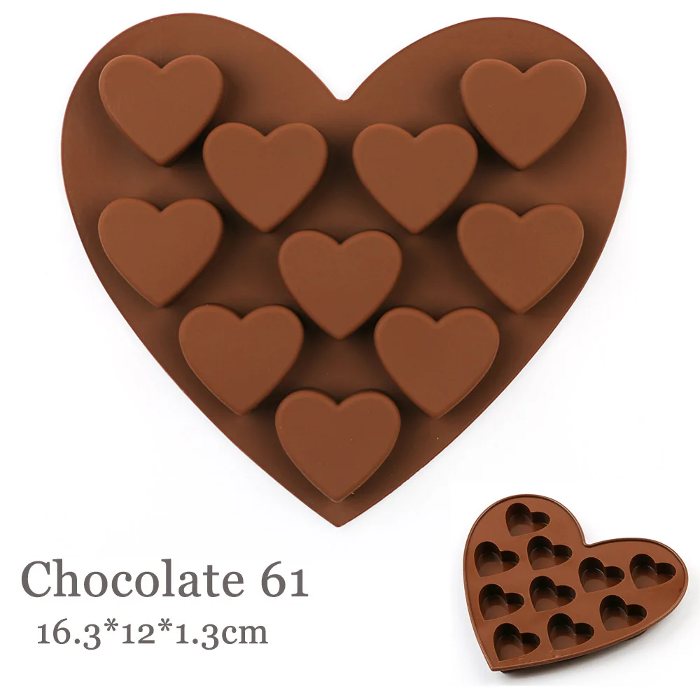 DIY Silicone chocolate mold 10 small heart shaped silicone cake bakeware molds For Cake Cookies Fondant Candy Silicone DIY Molds
DIY Silicone chocolate mold 10 small heart shaped silicone cake bakeware molds For Cake Cookies Fondant Candy Silicone DIY Molds