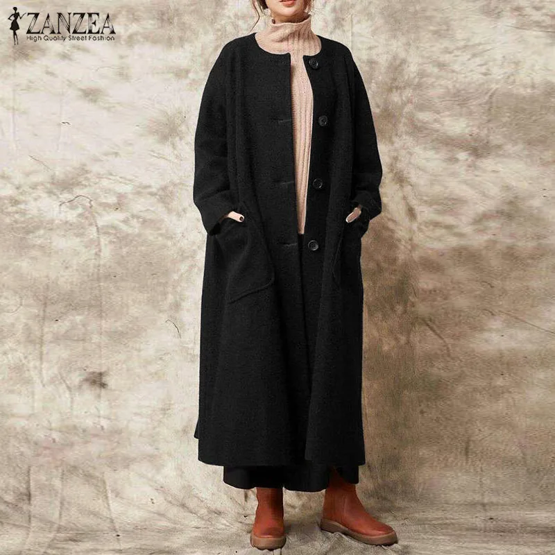 ZANZEA 2022 Autumn Vintage Long Coats Casual Women Long Sleeve Solid Outwear Retro Buttons Dowm Jackets Overcoats
ZANZEA 2022 Autumn Vintage Long Coats Casual Women Long Sleeve Solid Outwear Retro Buttons Dowm Jackets Overcoats