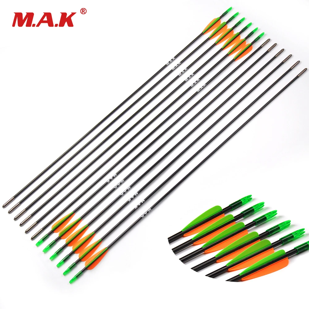 Стрелы из стекловолокна 6/12/24 шт. 30/6 мм|archery arrows|arrow huntingarrow plastic |