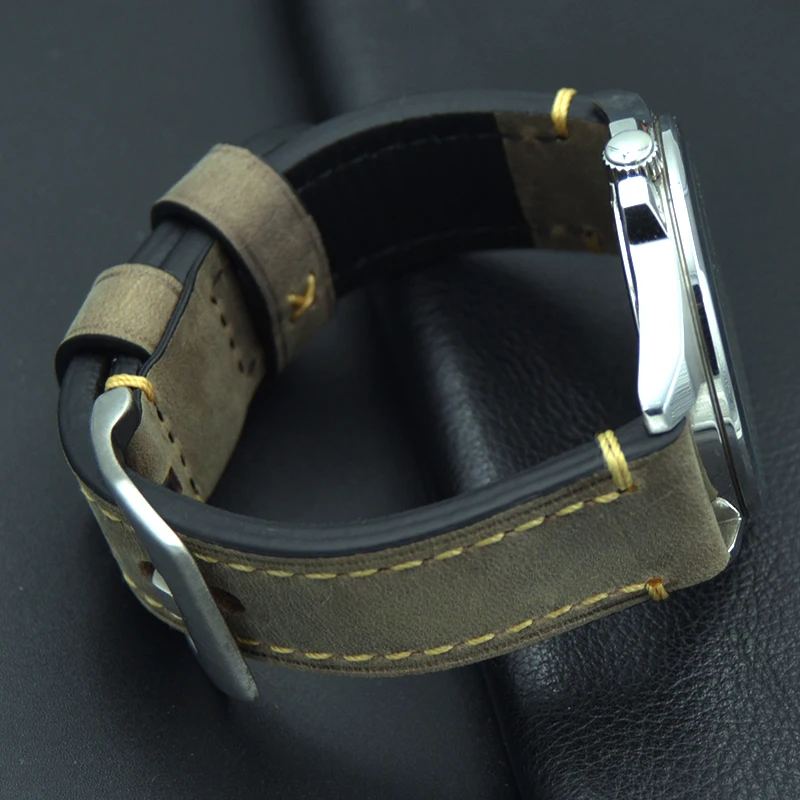 20 22 24 26mm thick man Genuine leather bracelet watch strap fashion high quality watchband wrist watches band gray watchstraps
20 22 24 26mm thick man Genuine leather bracelet watch strap fashion high quality watchband wrist watches band gray watchstraps