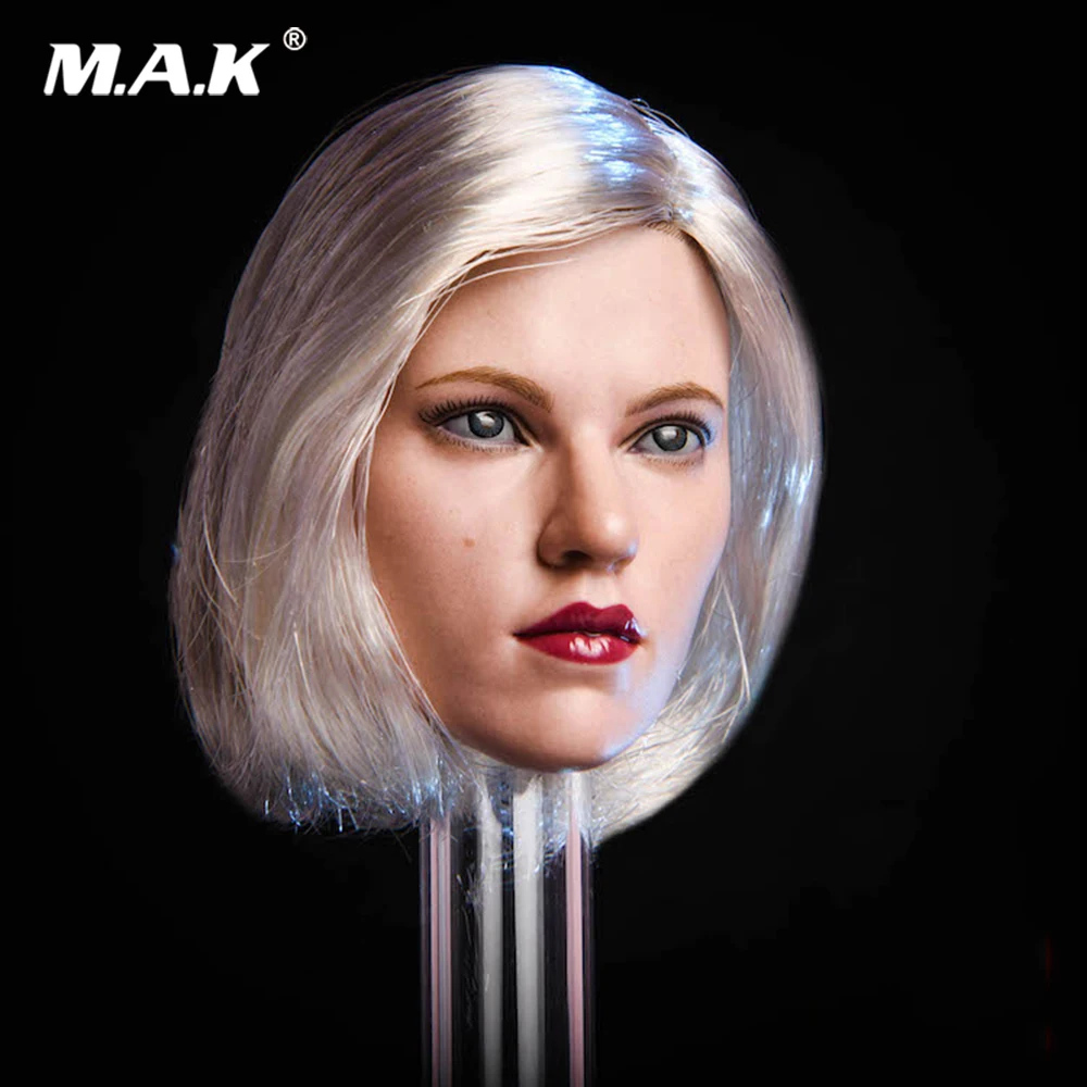 1/6 Female Head Accessory Suntan Warrior Natasha Scarlett Johansson Black Widow Head Sculpt With Silver Hair Fit 12" Figure Body
1/6 Female Head Accessory Suntan Warrior Natasha Scarlett Johansson Black Widow Head Sculpt With Silver Hair Fit 12" Figure Body